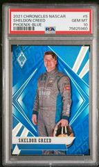 Sheldon Creed [Blue] #5 Racing Cards 2021 Panini Chronicles NASCAR Phoenix Prices