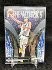 Nikola Jokic #5 Basketball Cards 2021 Panini Prizm Fireworks Prices