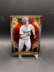 Jacob Berry [Red] Baseball Cards 2023 Bowman Invicta Prices
