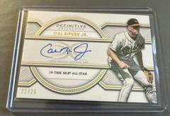 Cal Ripken Jr. Baseball Cards 2022 Topps Definitive Autograph Collection Prices