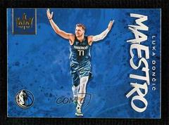 Luka Doncic #10 Basketball Cards 2019 Panini Court Kings Maestros Prices