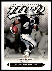 Tyrone Wheatley Football Cards 2003 Upper Deck MVP Prices