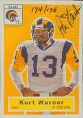 Kurt Warner [Heritage Proofs Artist Signed] Football Cards 2000 Topps Gallery Heritage Prices