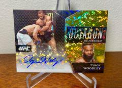 Tyron Woodley [Gold Prizms] #OA-TWD Ufc Cards 2021 Panini Select UFC Octagon Action Signatures Prices