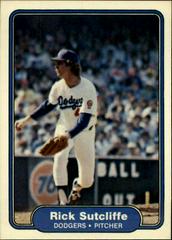 Rick Sutcliffe #25 Baseball Cards 1982 Fleer Prices