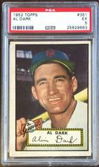 Al Dark Baseball Cards 1952 Topps Prices