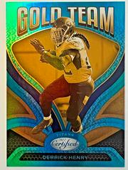 Derrick Henry [Teal] Football Cards 2022 Panini Certified Gold Team Prices