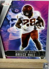 Breece Hall #184 Football Cards 2022 Sage Hit Prices