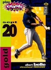 Albert Bell [Gold Sept 20] #CG2 Baseball Cards 1995 Collector's Choice Crash the Game Prices