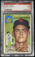 Pete Runnels [Gray Back] #6 Baseball Cards 1954 Topps Prices