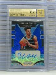 Brandon Clarke [Blue Shimmer] Basketball Cards 2019 Panini Prizm Rookie Signatures Prices