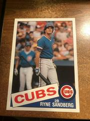 Ryne Sandberg #1 Baseball Cards 1985 Topps Super Prices