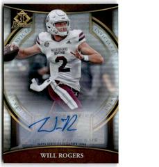 Will Rogers [Autograph] Football Cards 2022 Bowman Chrome University Invicta Prices