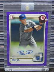 Bobby Witt Jr. [Purple] Baseball Cards 2020 Bowman Paper Prospect Autographs Prices