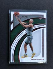 Jeremy Sochan [Red] Basketball Cards 2022 Panini Immaculate Collection Collegiate Prices