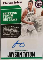Jayson Tatum [Pink] Basketball Cards 2017 Panini Chronicles Autographs Prices