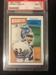 Sammy Winder Football Cards 1987 Topps Prices