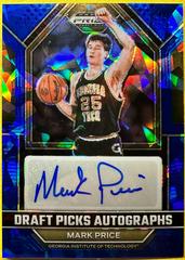 Mark Price [Blue Ice] Basketball Cards 2023 Panini Prizm Draft Picks Autographs Prices