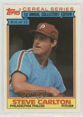 Steve Carlton Baseball Cards 1984 Topps Cereal Series Prices