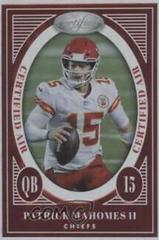 Patrick Mahomes II Football Cards 2021 Panini Certified Air Prices