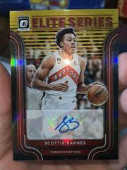 Scottie Barnes [Gold] #ESS-SCB Basketball Cards 2022 Panini Donruss Optic The Elite Series Signatures Prices