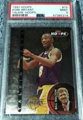 Kobe Bryant [Talkin' Hoops] Basketball Cards 1997 Hoops Prices