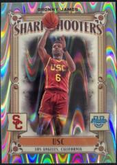 Bronny James [RayWave] #SS-1 Basketball Cards 2023 Bowman Chrome University Sharp Shooters Prices