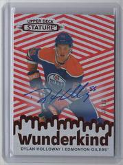 Dylan Holloway [Autograph Red] Hockey Cards 2022 Upper Deck Stature Wunderkind Prices