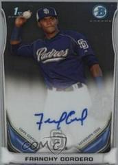 Franchy Cordero [Chrome] Baseball Cards 2014 Bowman Prospect Autograph Prices