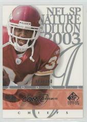 Larry Johnson #192 Football Cards 2003 SP Signature Prices