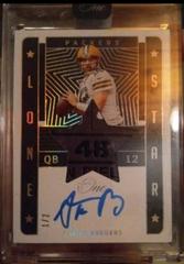 Aaron Rodgers [Lone Star Autograph Platinum] #97 Football Cards 2022 Panini One Prices