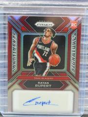 Rayan Rupert [Red Prizm] #10 Basketball Cards 2023 Panini Prizm Sensational Signature Prices