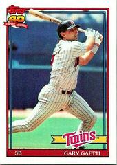 Gary Gaetti #430 Baseball Cards 1991 Topps Prices