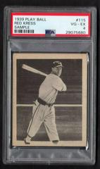 Red Kress [Sample] #115 Baseball Cards 1939 Play Ball Prices