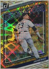 Javier Baez [Gold] #D-3 Baseball Cards 2022 Panini Donruss Dominators Prices