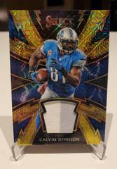 Calvin Johnson [Sparks Gold Prizm] Football Cards 2020 Panini Select Sparks Prices