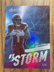 Jahan Dotson [Spectrum Purple] #BST-10 Football Cards 2022 Panini Absolute By Storm Prices