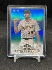 Justin Verlander [Blue] Baseball Cards 2013 Topps Tribute Prices
