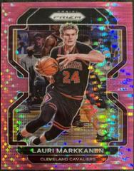 Lauri Markkanen [Pink Pulsar Prizm] #86 Basketball Cards 2021 Panini Prizm Prices