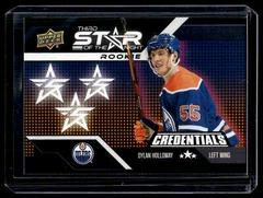 Dylan Holloway [Rookie] #3SR-6 Hockey Cards 2022 Upper Deck Credentials 3rd Star of the Night Prices