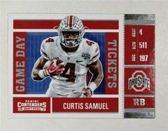 Curtis Samuel #30 Football Cards 2017 Panini Contenders Draft Picks Game Day Prices