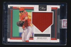 Bryson Stott #RJ-BS Baseball Cards 2022 Panini Three and Two Rookie Jerseys Prices