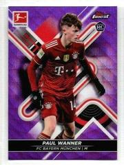 Paul Wanner [Purple Wave] Soccer Cards 2021 Topps Finest Bundesliga Prices