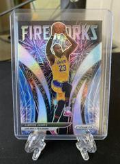 LeBron James [Silver Prizm] Basketball Cards 2021 Panini Prizm Fireworks Prices