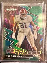 Will Anderson Jr. #F-1 Football Cards 2023 Panini Prizm Draft Picks Fearless Prices
