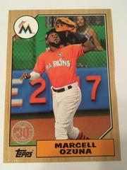 Marcell Ozuna #28 Baseball Cards 2017 Topps Update 1987 Prices