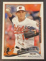 Manny Machado [Sparkle on Finger] #24 Baseball Cards 2014 Topps Prices