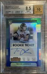 Trevor Lawrence [Autograph Reverse] #101V Football Cards 2021 Panini Contenders Prices