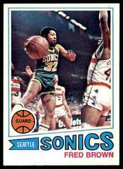 Fred Brown Basketball Cards 1977 Topps Prices