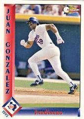 Juan Gonzalez [White Uniform on Back] #311 Baseball Cards 1993 Pacific Spanish Prices